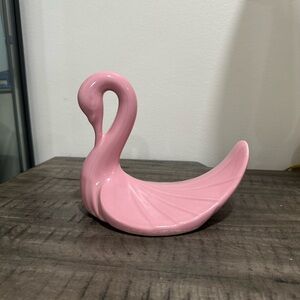 🔥🔥 80's Vintage Pink Swan Washcloth Holder 🔥🔥